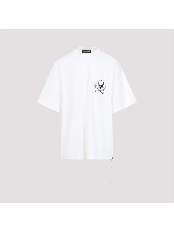 Skull Printing Strap Short Sleeve T-shirt