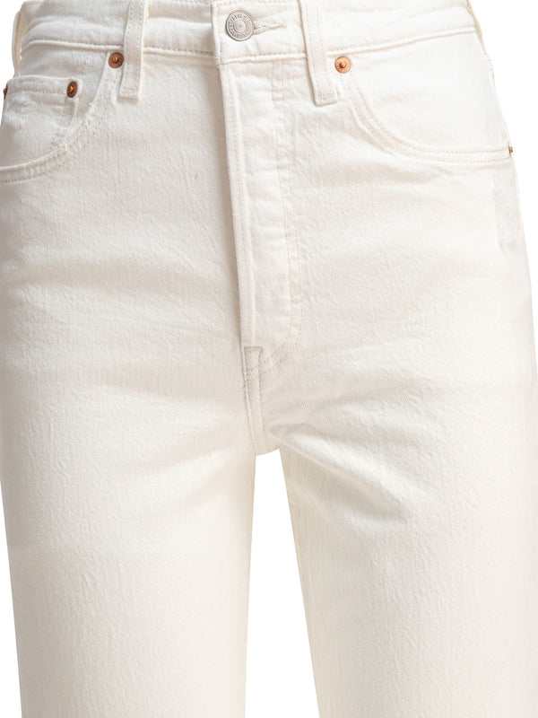 Levi'S White Denim Pants