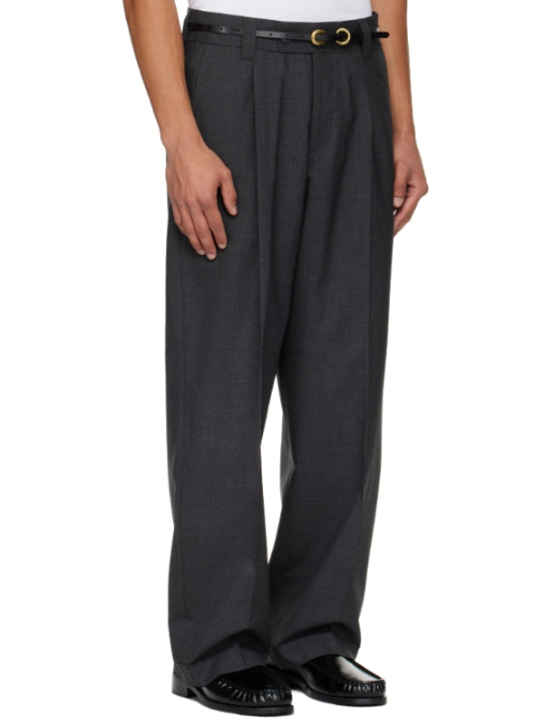 PATCH Grey Wool Pants