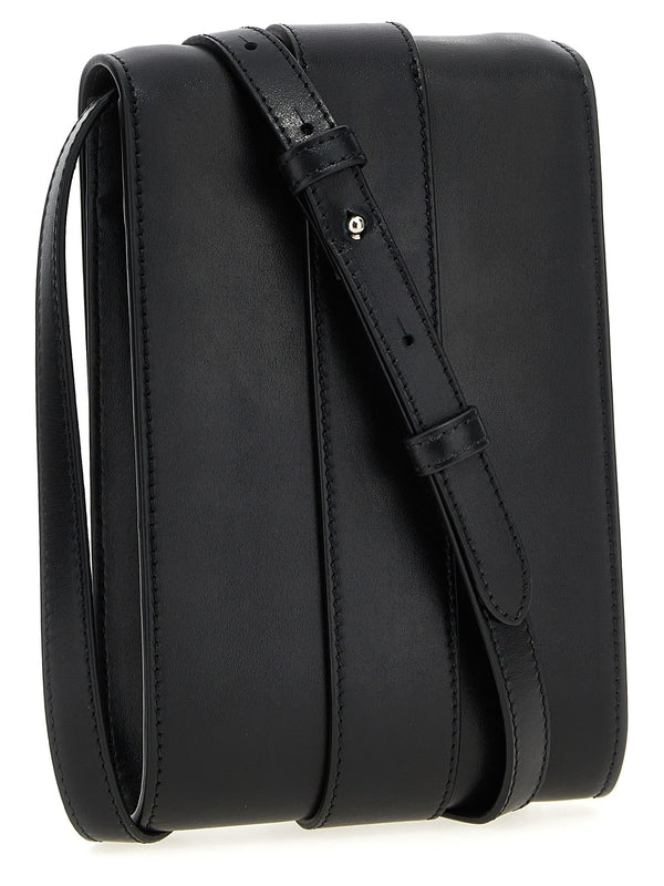 Y Metal Buckle
  Leather Phone Holder Bag