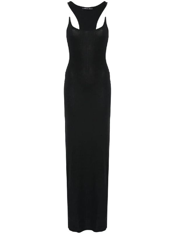 インビジブルストラップコットンドレス