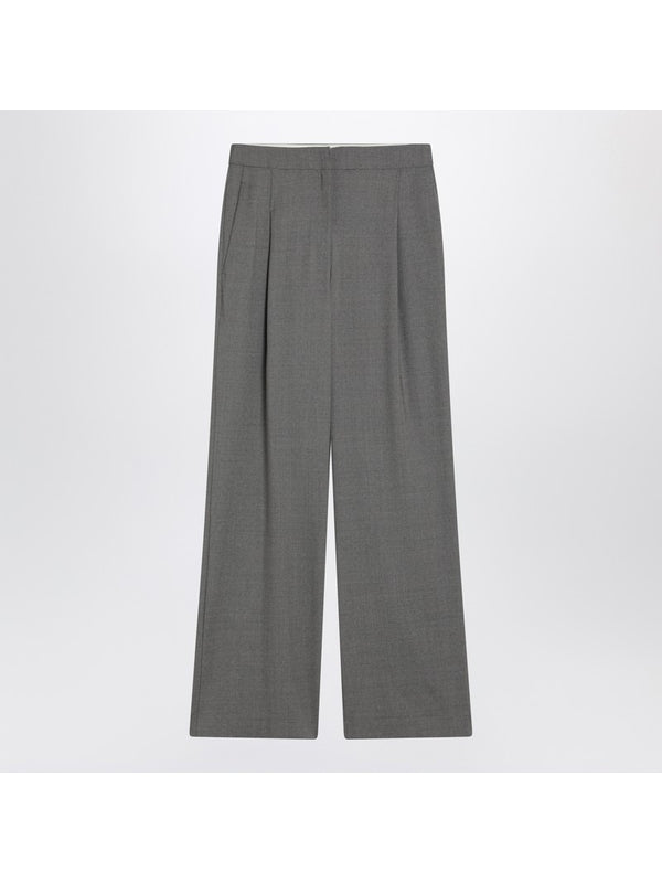 Wide Wool Trousers