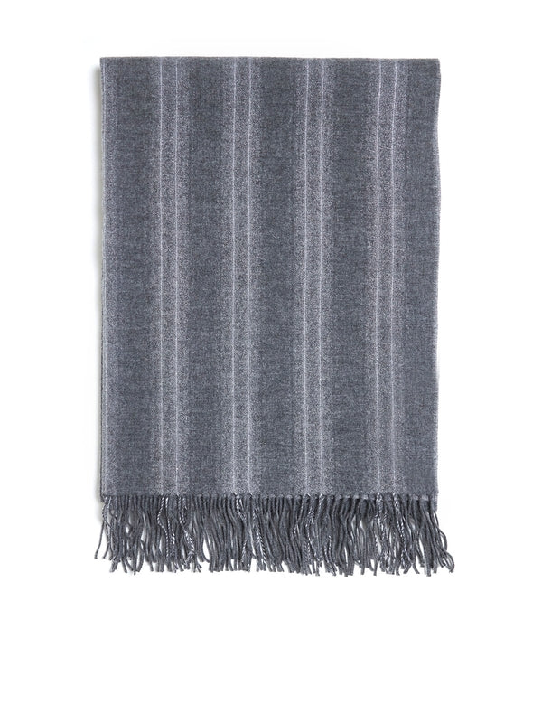 Fringe Cashmere Silk Scarf