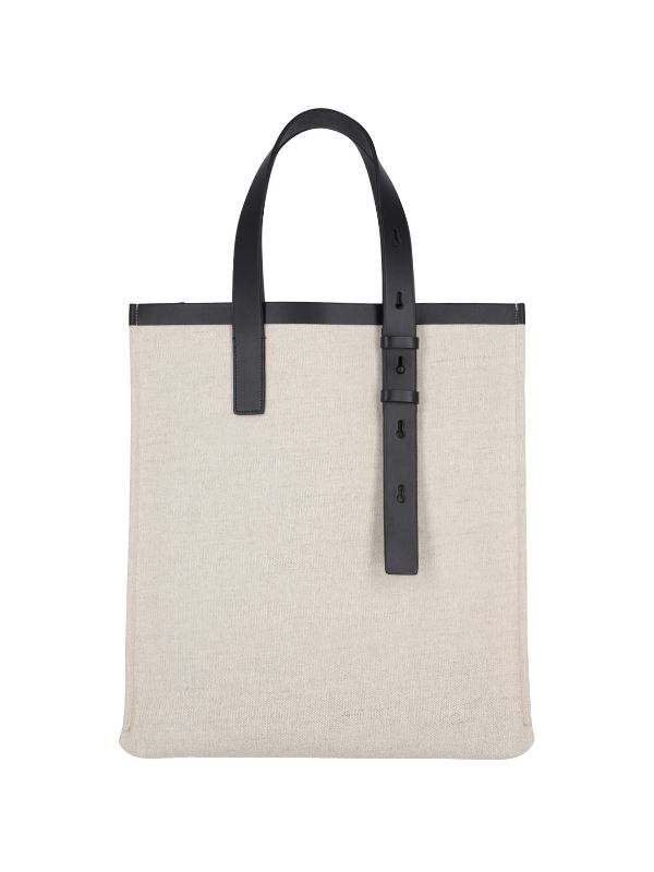 FERRAGAMO - Signature Canvas Logo Tote Bag - Jente