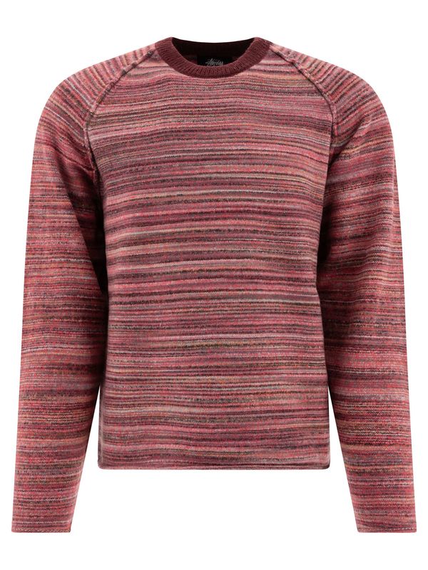 Crewneck Stripe Jacquard Knit