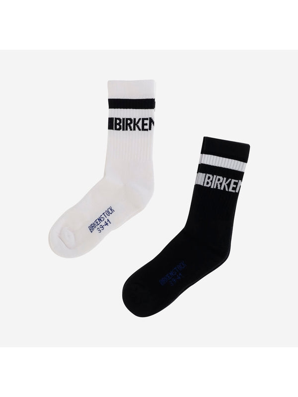 Birkenstock Black And White Socks