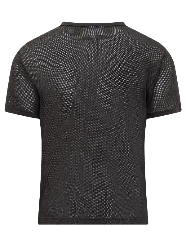 メッシュ半袖トップス