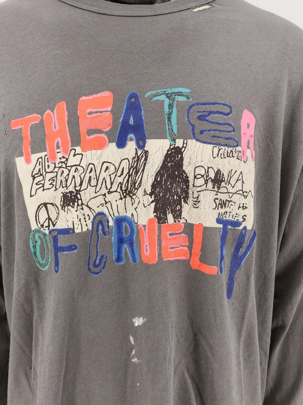 THEATER OF CRUELTY Cotton Long-Sleeve Top