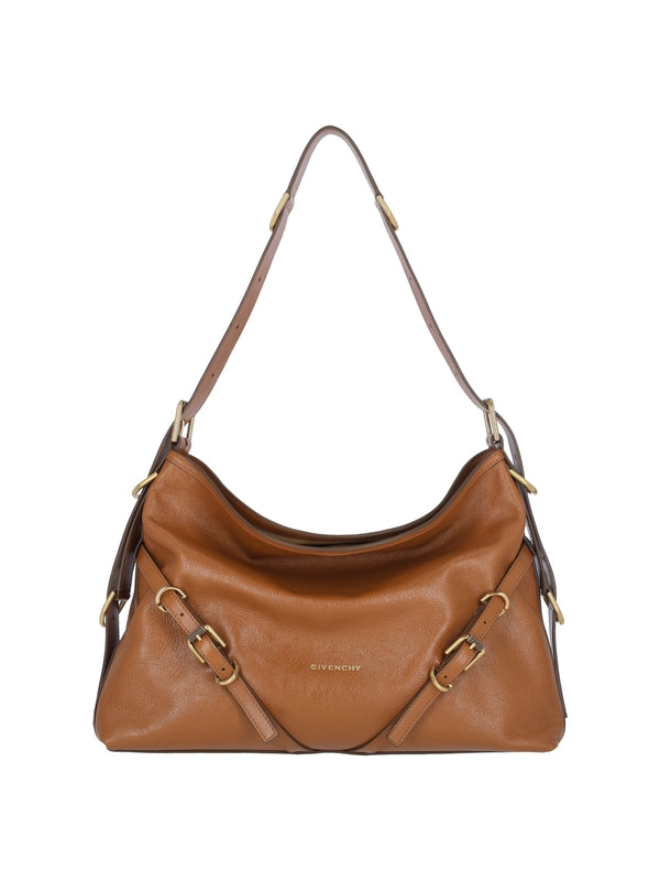 Voyou Leather Medium Shoulder Bag - Jente