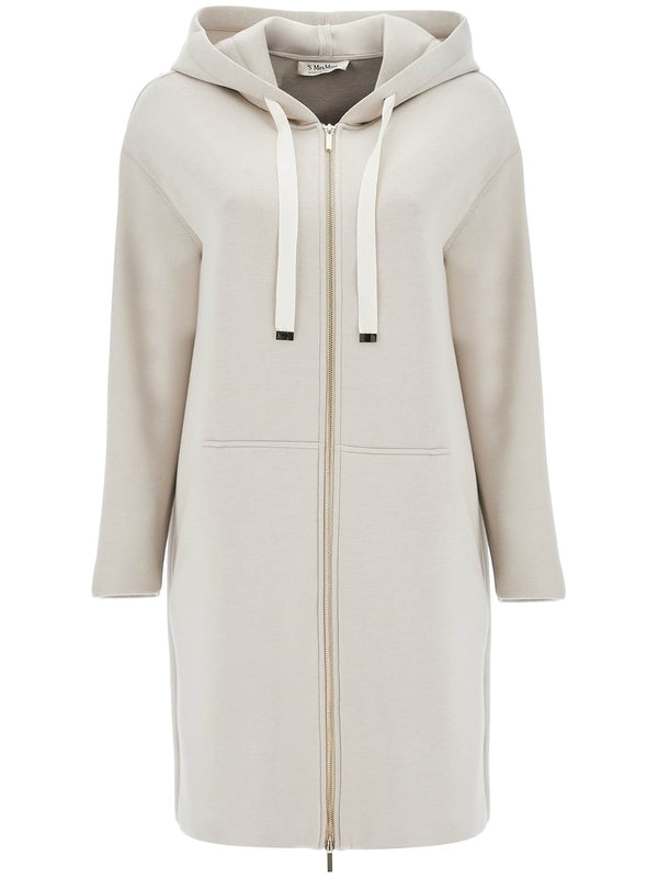 Zurca Viscose Long Hooded Zip-Up