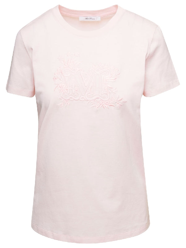 Logo Embroidery Cotton T-Shirt