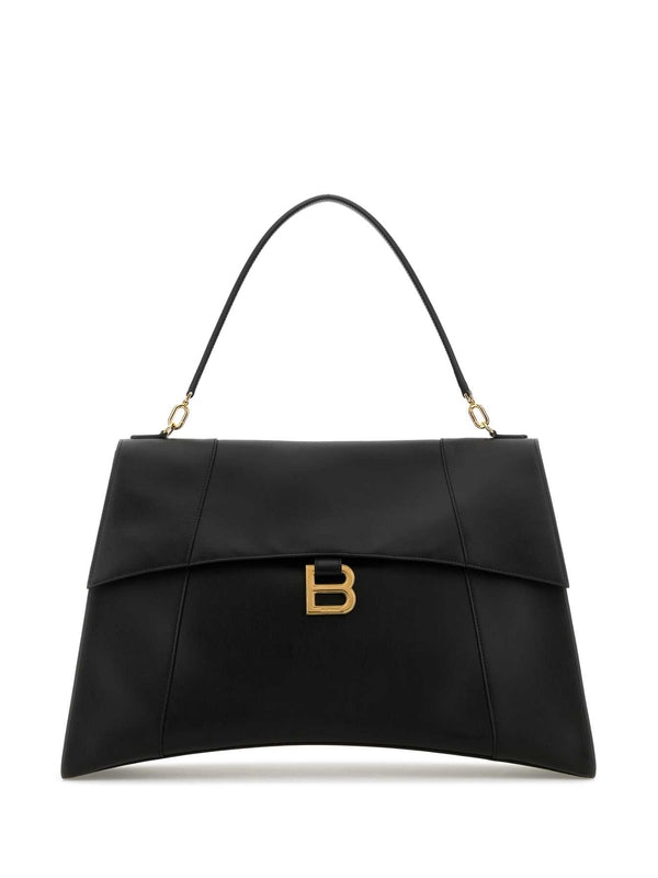 Balenciaga Hourglass Large Black Crossbody & Shoulder Bags