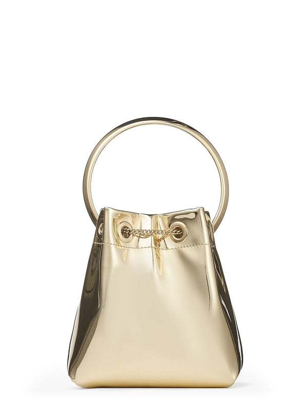 Bon Bon Metallic Mini Bucket Bag