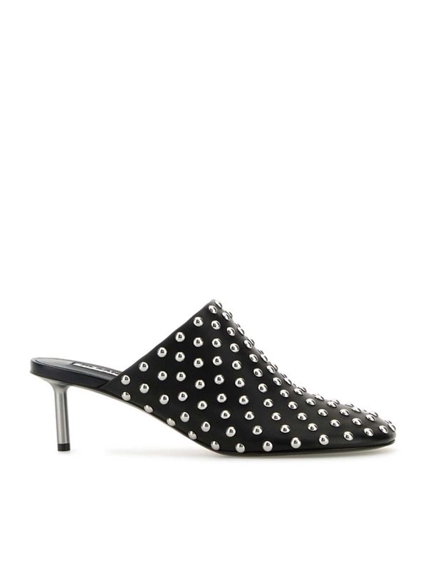 Studded Lambskin Sandal Heelss