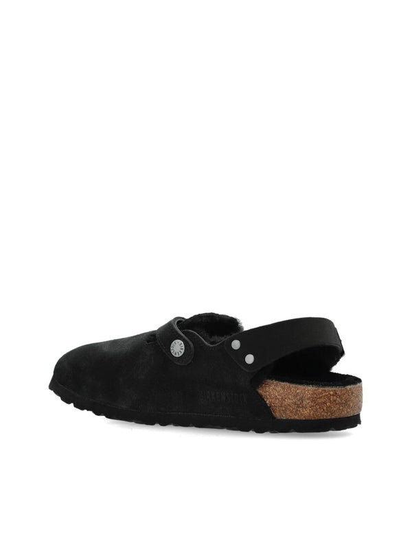 Tokio Slingback Shearling Sandals