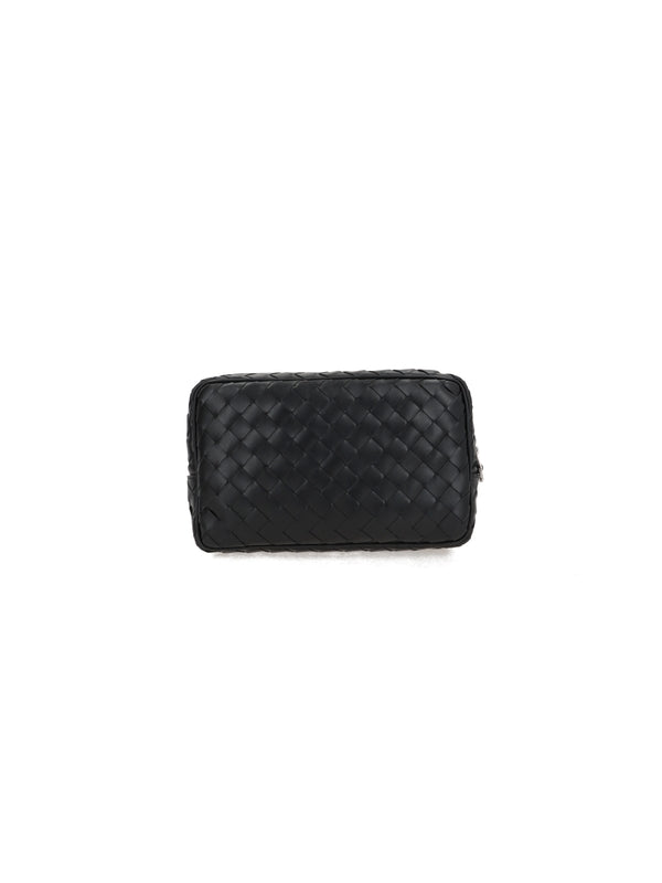 Bottega Veneta Intrecciato Black Clutch Bags