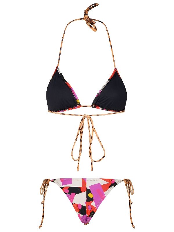 Miami Pattern Printed Bikini Set