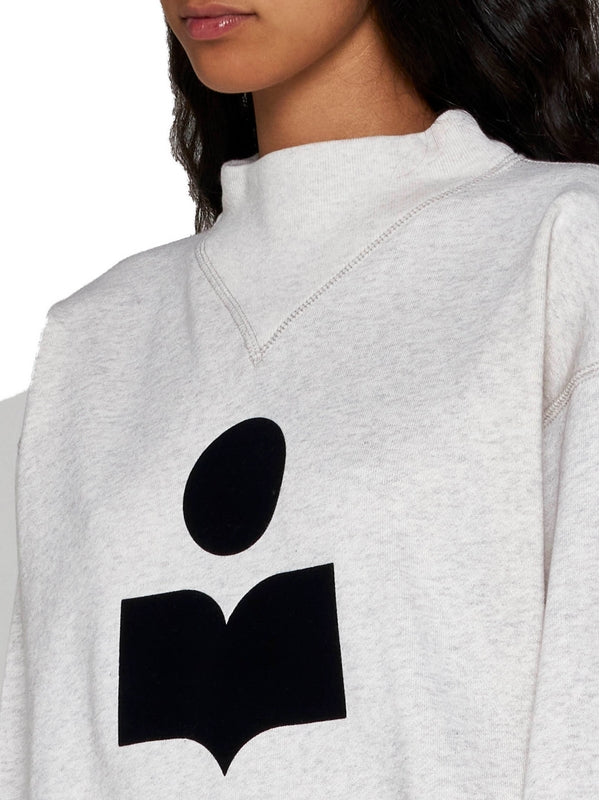 Moby Logo Cotton Sweatshirt