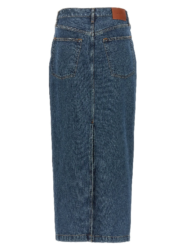 COLUMN Denim
  Skirt