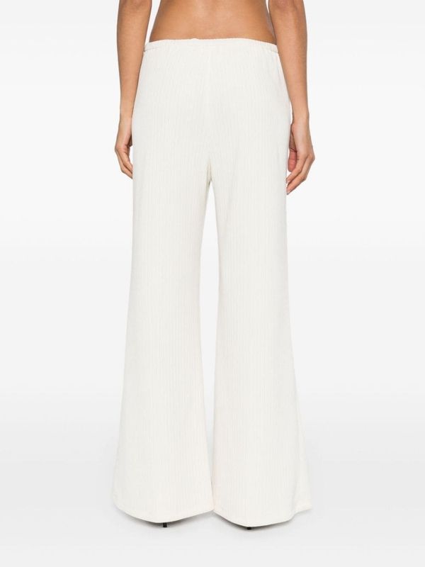 White Flare Pants