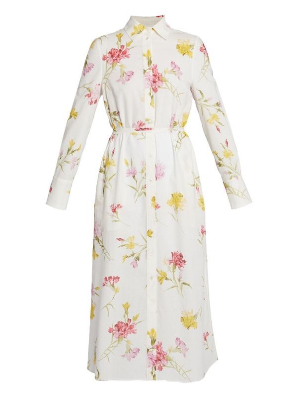Erdem White Long Dress