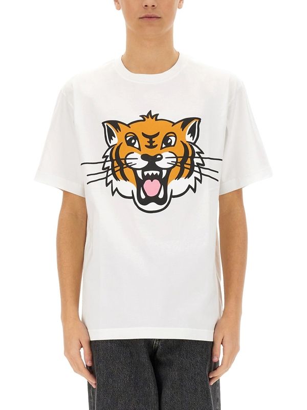 Tiger Printing Cotton T-Shirt