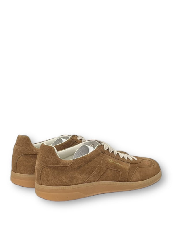 Double Buckle Suede Sneakers