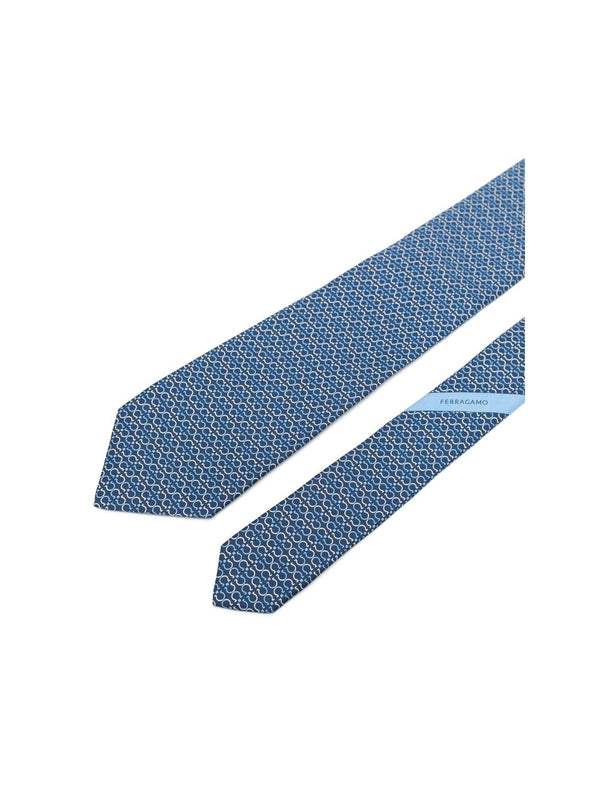 All-Over Gancini Logo Printing
  Tie