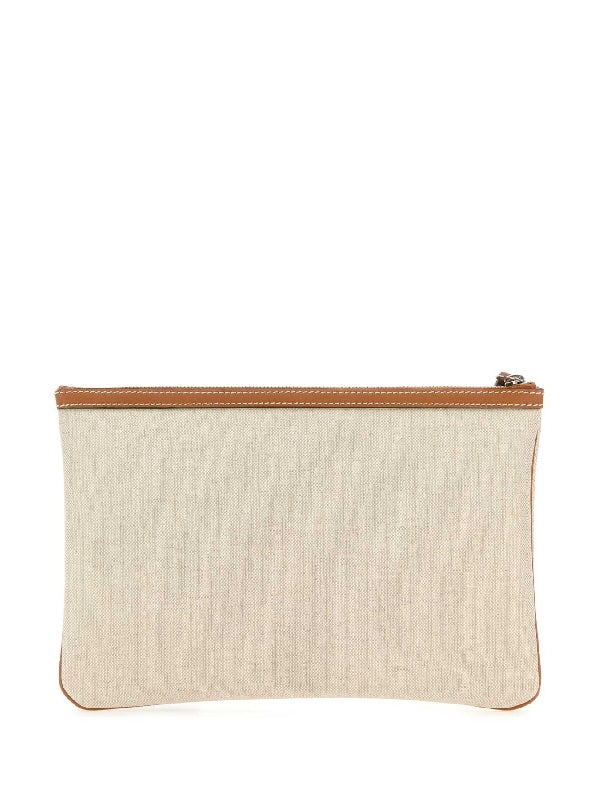 Logo Embroidery Canvas Pouch