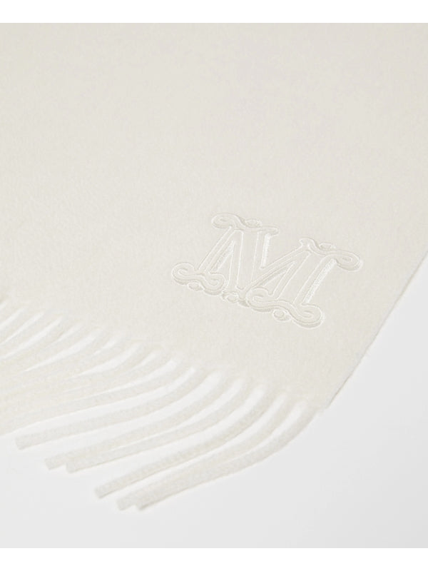 Max Mara Ivory Wool Mufflers