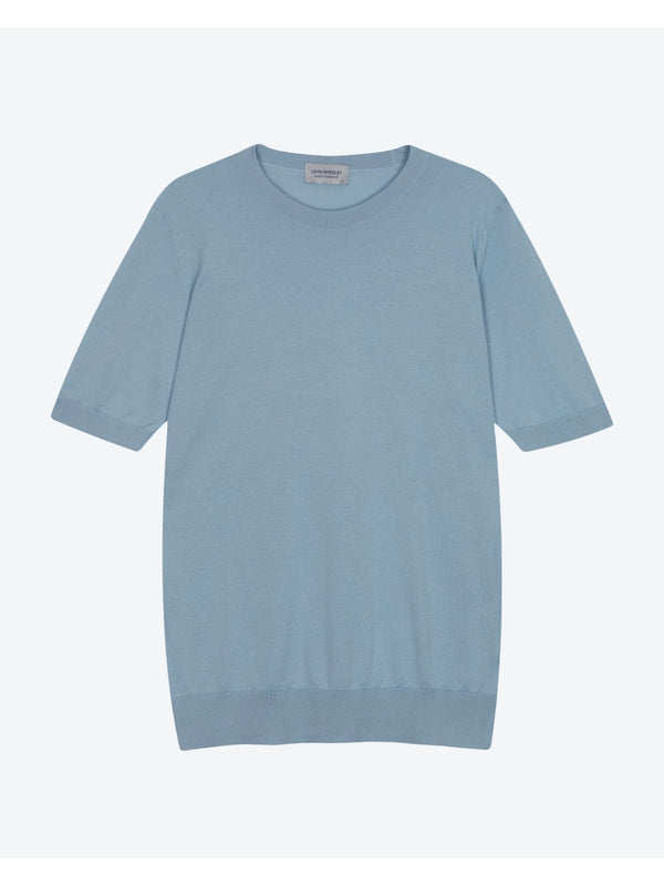 John Smedley Blue Knitted