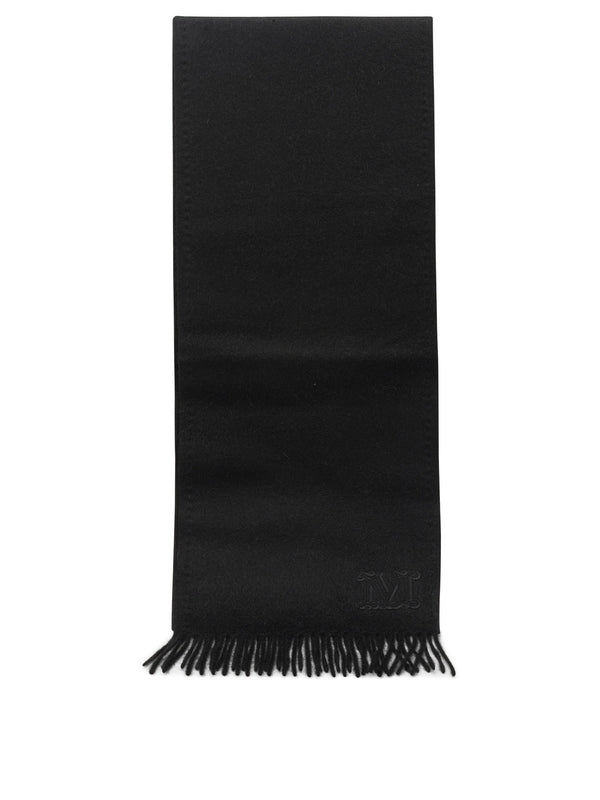 Max Mara Black Wool Mufflers