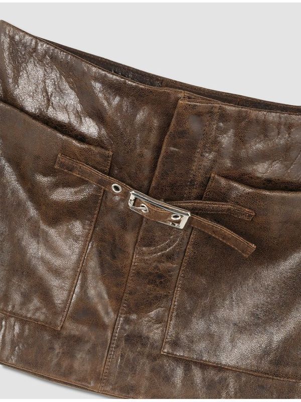 Annamaria Leather Skirt