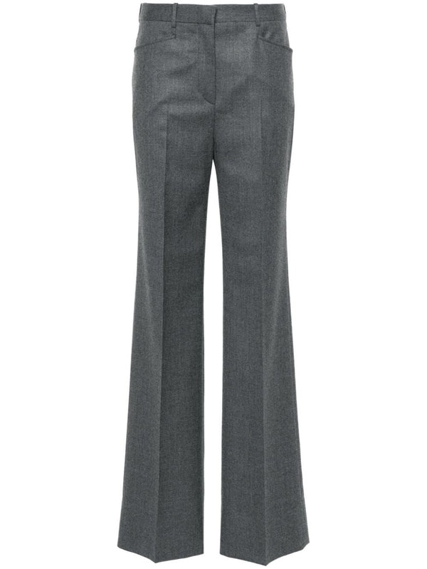 Wool Bootcut Pants