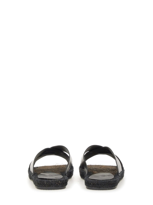 Castañer Black Slides