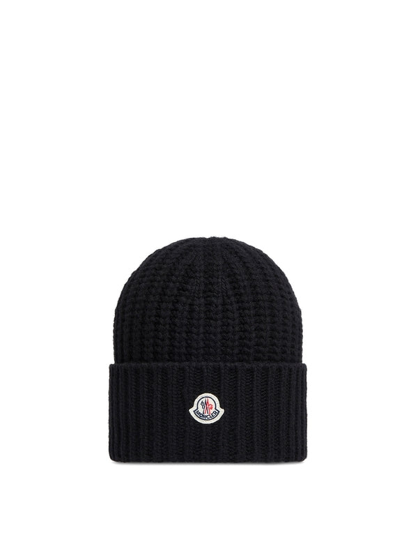 Moncler Black Beanie