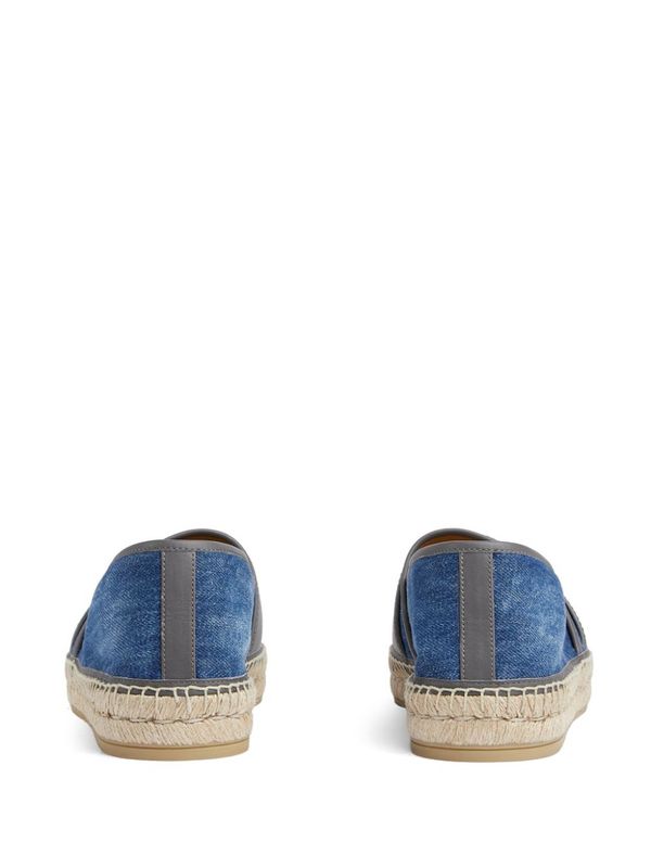 GG Denim Espadrilles