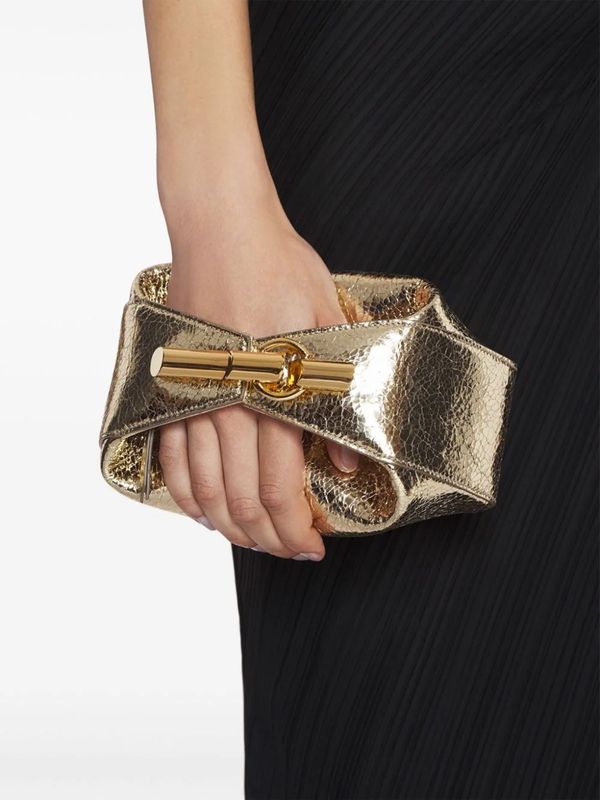 Haute Sequence Leather Clutch Bag