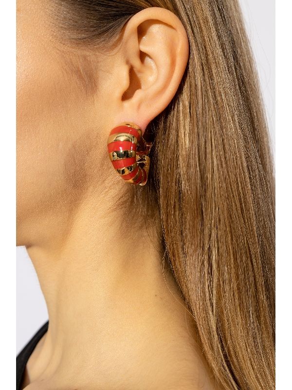 80s Bold
  Two-tone Earrings