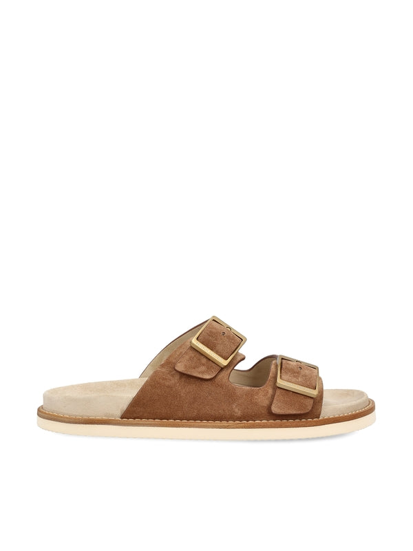 Washing suede sandals