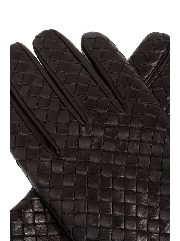 Intrecciato Lambskin Gloves