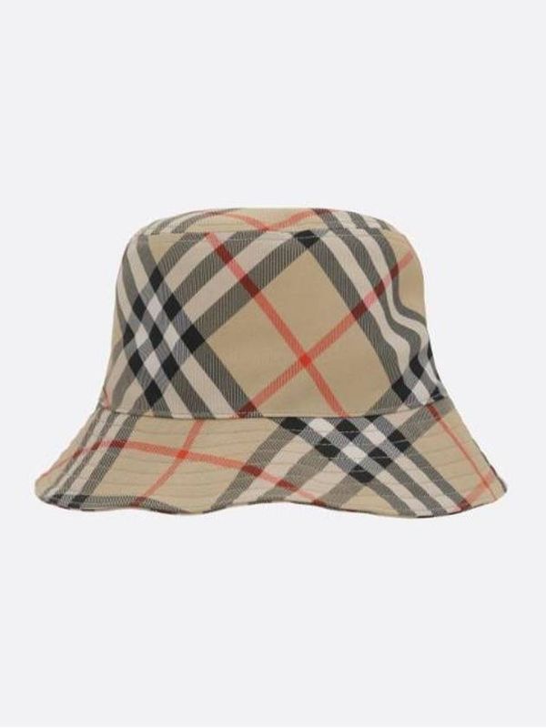 Ekd Logo Check Pattern Bucket
  Hat