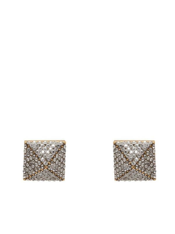 Rockstud Crystal Earrings