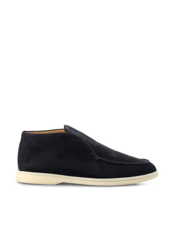 Openwork Suede Loafers - Jente