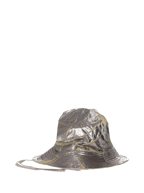 Rick Owens Silver Bucket Hats