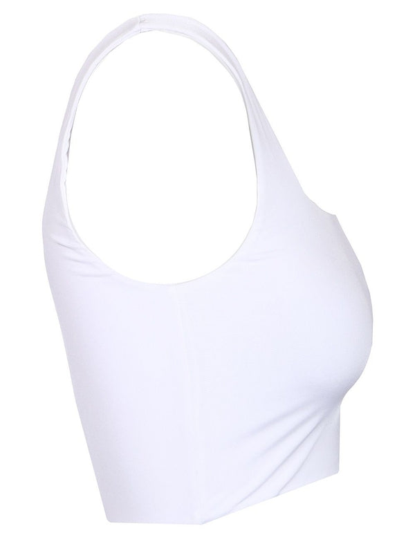 Square Neck Jersey Bra Top