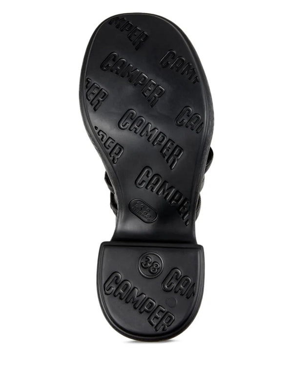 Camper Black Sandals Heel