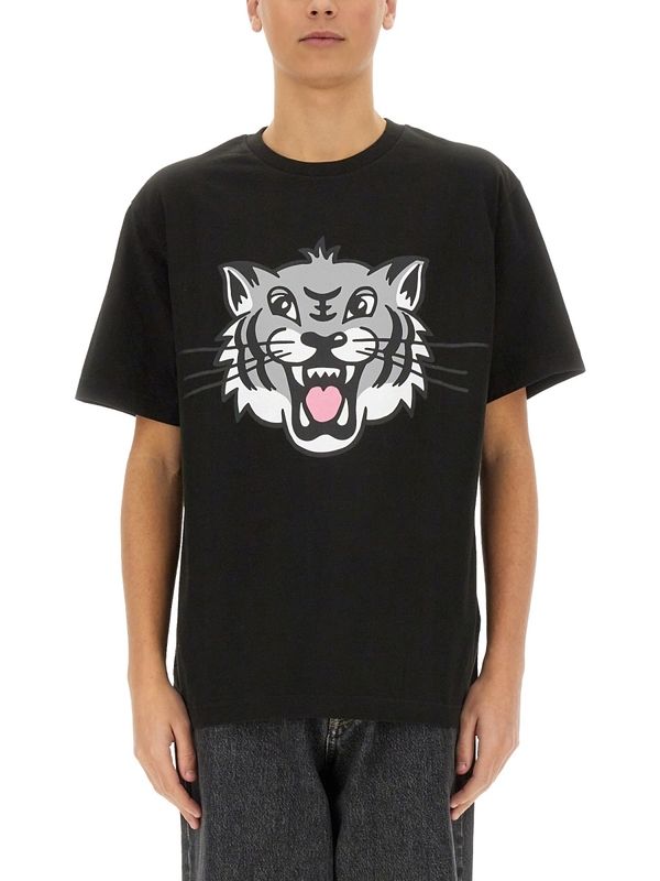 Tiger Graphic Cotton T-shirt