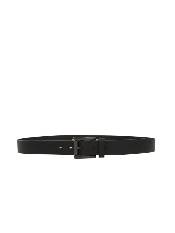 Yohji Yamamoto Black Leather Belts