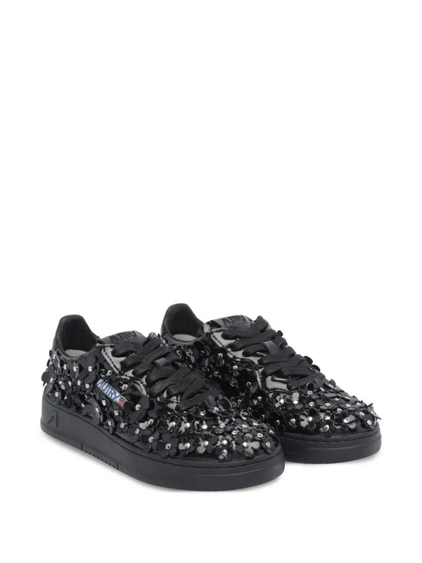 Autry Black Low Top Sneakers